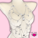 Delilah Crystal Body Chain Dress #30060 - StyleWanderlustUSA