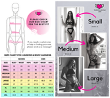 Bodysuit with Cutouts / See Thru Monokini / Thong Bodysuit in Sakura Pink, White & Nude Colors - Clara #20255 - StyleWanderlustUSA