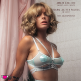 Sexy Strappy Mesh Bralette with Cutouts - Amara #20270 New Colors Marigold, Hot Pink, Mint Green - StyleWanderlustUSA