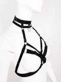 Halter Style Cage Body Harness Adjustable - Nadine #20230 - StyleWanderlustUSA