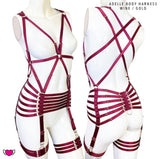 Strappy Hip Harness #20232 & Detachable Full Body Harness #20233 - Adelle - StyleWanderlustUSA