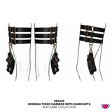 Gift Item - Georgia Thigh Harness with Handcuffs #30402 - StyleWanderlustUSA