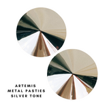 Metal Nipple Pasties in Gold, Silver or Rose Gold Tone - Artemis #30038 - StyleWanderlustUSA