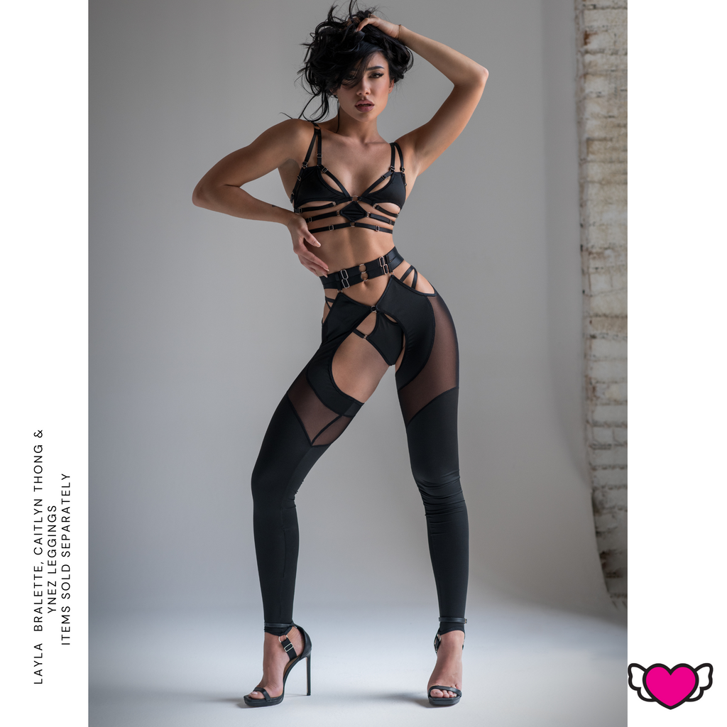 Leggings with Cutouts / Chaps / Sexy Layering Leggings - Ynez #20305 | StyleWanderlustUSA Leggings with Cutouts / Chaps / Sexy Layering Leggings - Ynez #20305 | StyleWanderlustUSA