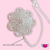 Sunflower Crystal Pasties with Detachable Body Chain #30036 - StyleWanderlustUSA