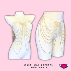 Multi-Way Drape Layer Body Chain - Mirielle #30059
