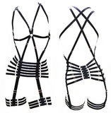 Strappy Hip Harness #20232 & Detachable Full Body Harness #20233 - Adelle - StyleWanderlustUSA