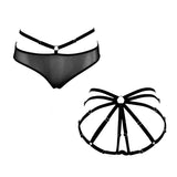 Fishnet Mesh Panty with Strappy Cage Back - Alexa #20241 - StyleWanderlustUSA