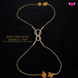 Body Bar with Double Loops / Cleavage Body Chain - #30032 - StyleWanderlustUSA