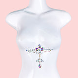 Duochrome Body Rhinestones / Body Jewelry / Underboob Body Jewels Sticker #30301 - StyleWanderlustUSA