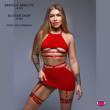 Underboob Cutout Bralette with Cross Back  - Danielle #20240 - StyleWanderlustUSA