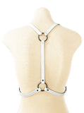 Vegan Leather Simple Suspenders / Vegan Leather Body Harness - Renee #30009 - StyleWanderlustUSA