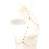 Gold Tone Bralette Body Chain Style 2 #30013 - StyleWanderlustUSA