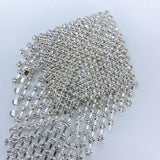 Silver Diamond Pasties with Tassels / Fringe #30319 - StyleWanderlustUSA