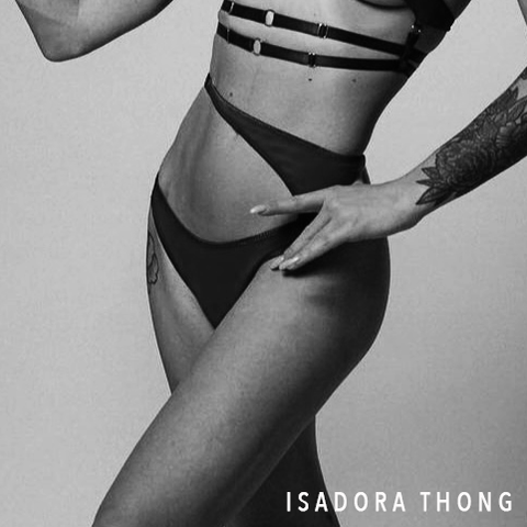 Asymmetric Thong with Cutouts - Isadora #20299 - StyleWanderlustUSA