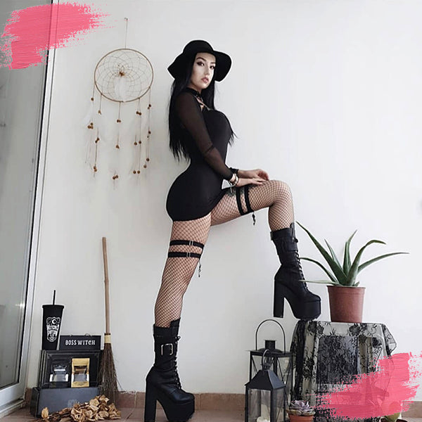 Stocking Suspenders Thigh Harness Midnight 20114