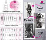 See Thru Fishnet Mesh Bra with Detachable Harness / Two in One Bra - Chiara #20242 - StyleWanderlustUSA
