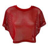 See Thru Fishnet Mesh Crop Top - Noelle #40001 - StyleWanderlustUSA