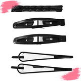 Hair Clip Set / Barrettes - Farrah #30113 - StyleWanderlustUSA