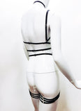 Full Body Harness with Detachable Thigh Garters - Maya #20116 - StyleWanderlustUSA