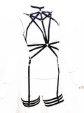 Full Body Harness with Detachable Thigh Garters - Maya #20116 - StyleWanderlustUSA