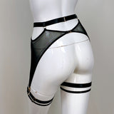 Sexy Garter Belt with Cutouts - Ginger #20297 - StyleWanderlustUSA